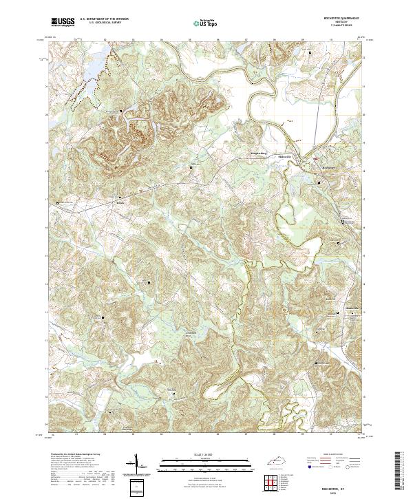 USGS Topographic Map – Rochester