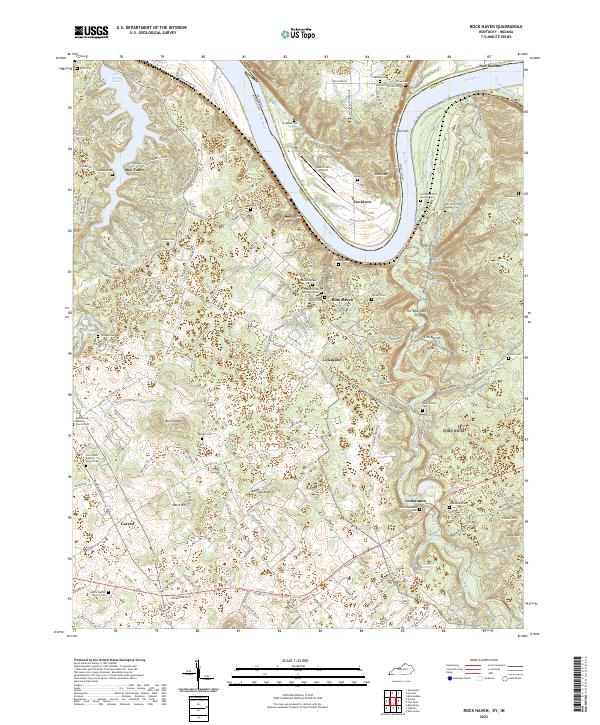 USGS Topographic Map – Rock Haven