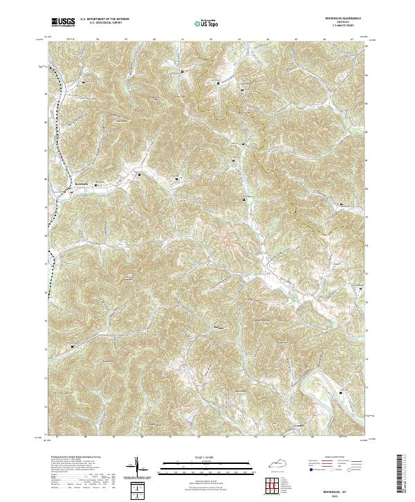 USGS Topographic Map – Rockholds