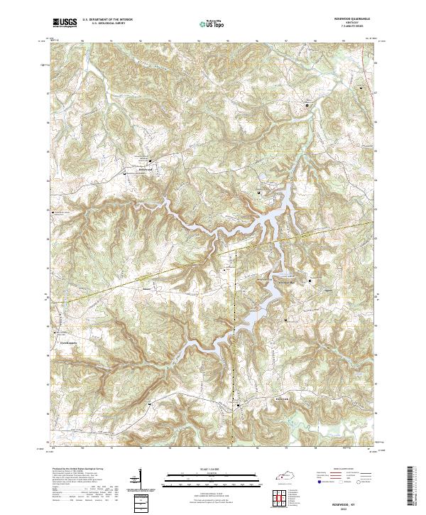 USGS Topographic Map – Rosewood