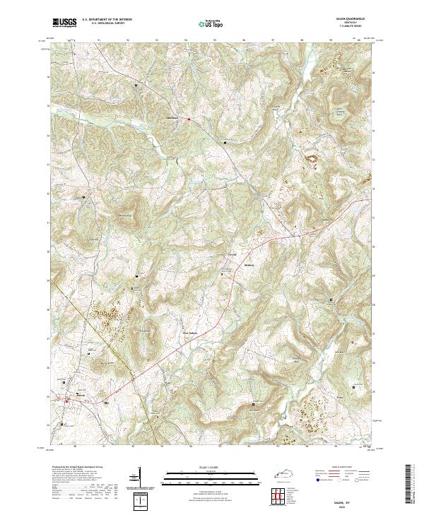 USGS Topographic Map – Salem