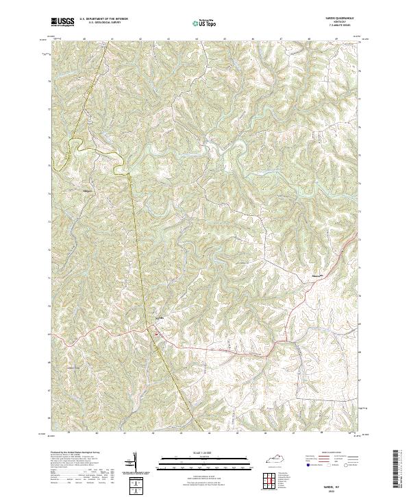 USGS Topographic Map – Sardis