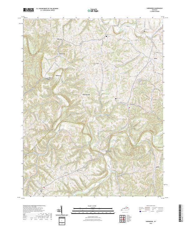 USGS Topographic Map – Sherburne