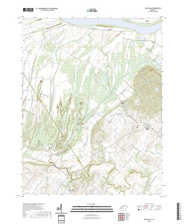 USGS Topographic Map – Smith Mills