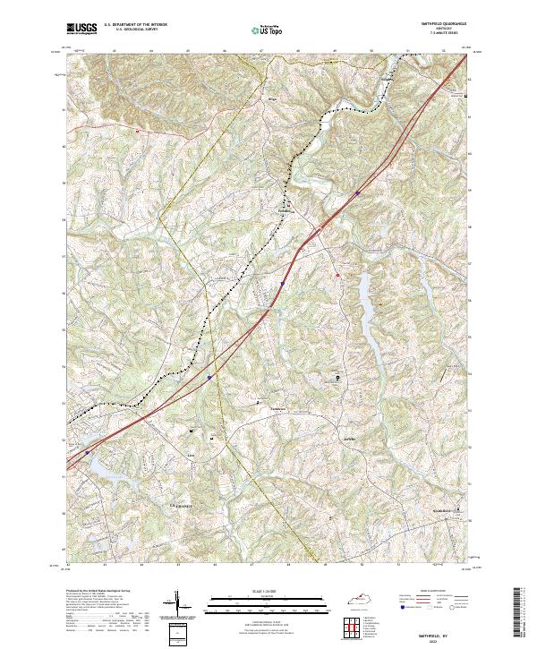 USGS Topographic Map – Smithfield
