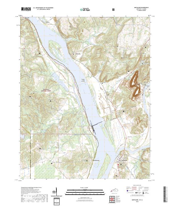 USGS Topographic Map – Smithland