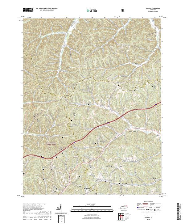 USGS Topographic Map – Soldier