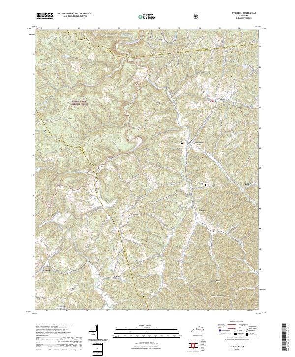 USGS Topographic Map – Sturgeon