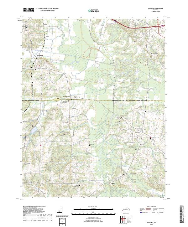 USGS Topographic Map – Symsonia