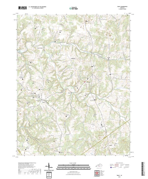 USGS Topographic Map – Tracy