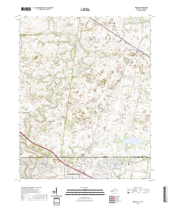 USGS Topographic Map – Trenton