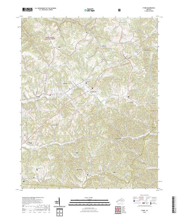 USGS Topographic Map – Tyner