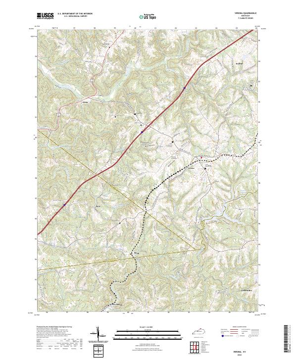 USGS Topographic Map – Verona