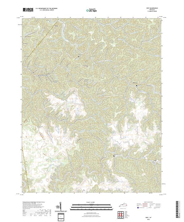 USGS Topographic Map – Vest