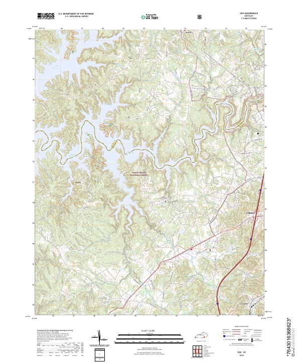 USGS Topographic Map – Vox