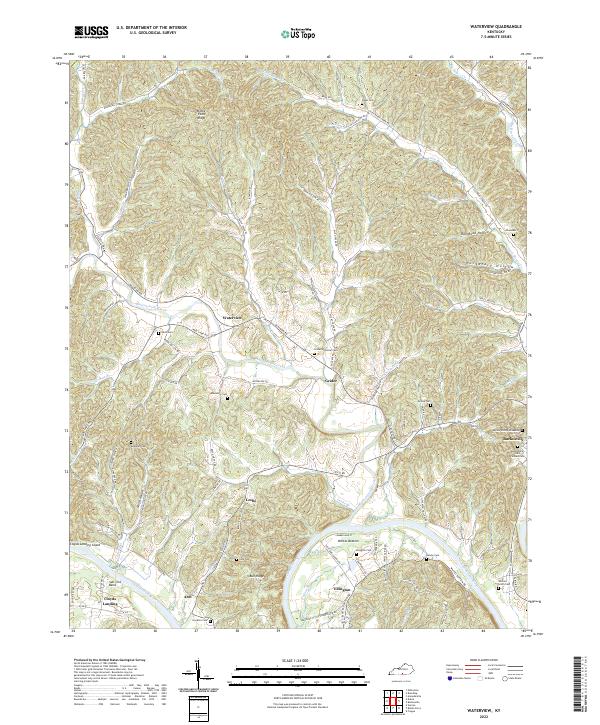 USGS Topographic Map – Waterview