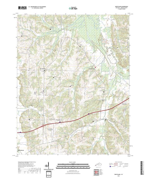 USGS Topographic Map – Westplains