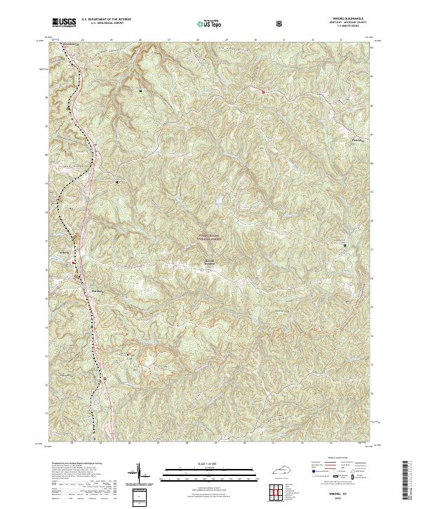 USGS Topographic Map – Wiborg