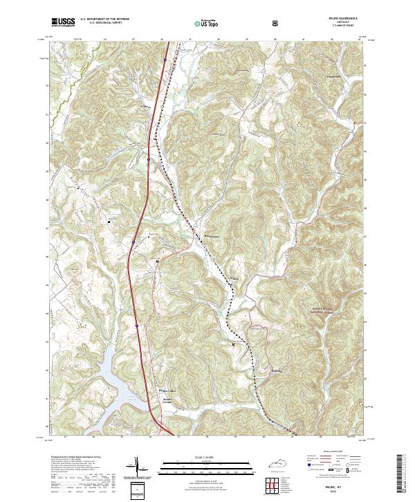 USGS Topographic Map – Wildie