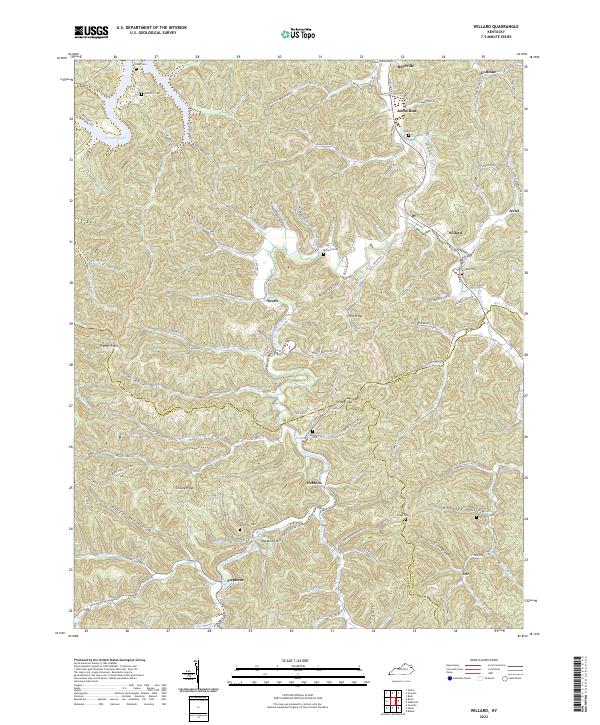 USGS Topographic Map – Willard