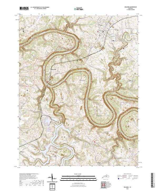 USGS Topographic Map – Wilmore
