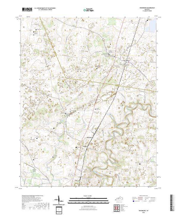 USGS Topographic Map – Woodburn