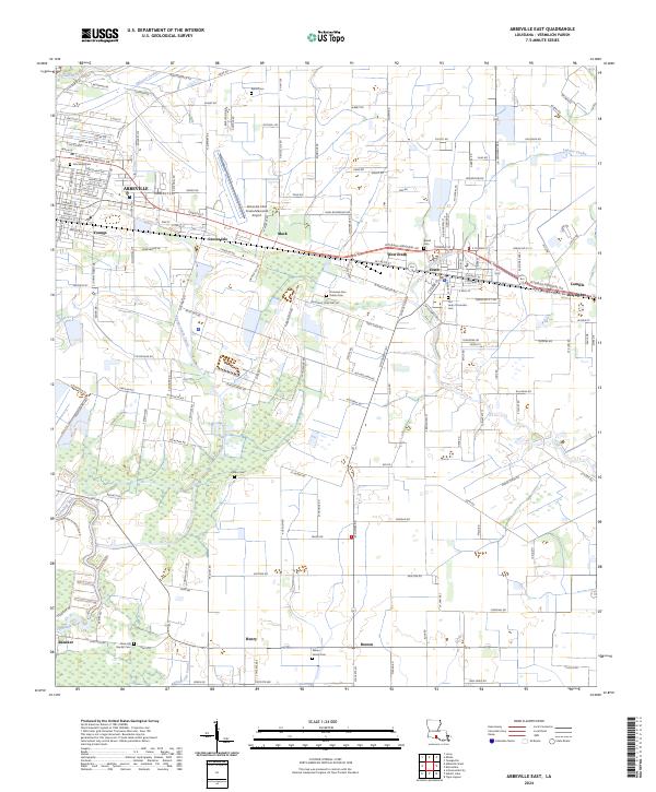 USGS Topographic Map – Abbeville East