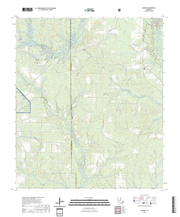 USGS Topographic Map – Afeman