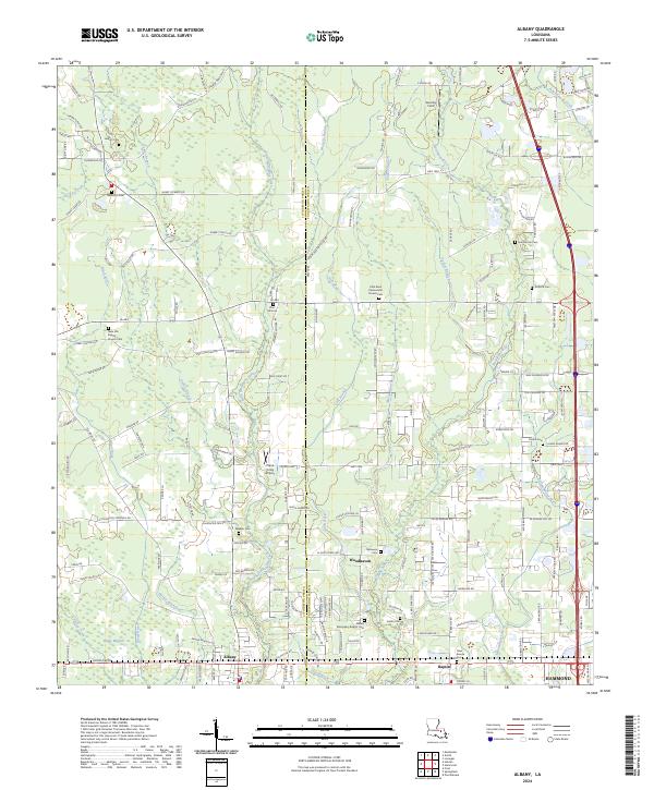 USGS Topographic Map – Albany