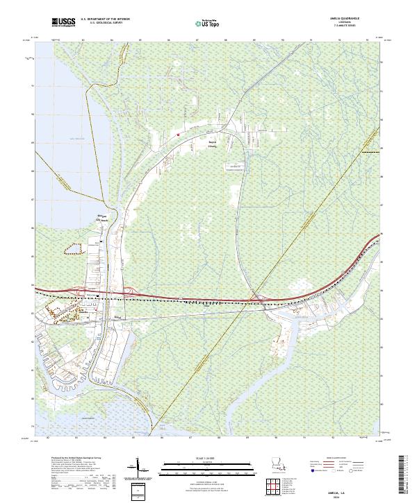 USGS Topographic Map – Amelia