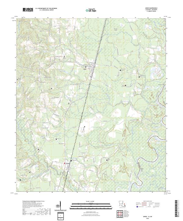 USGS Topographic Map – Angie