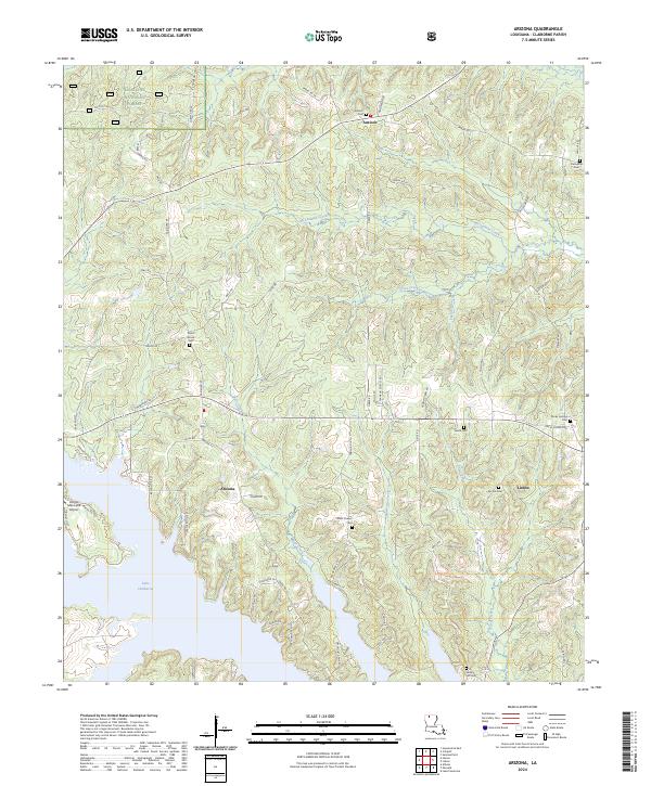 USGS Topographic Map – Arizona