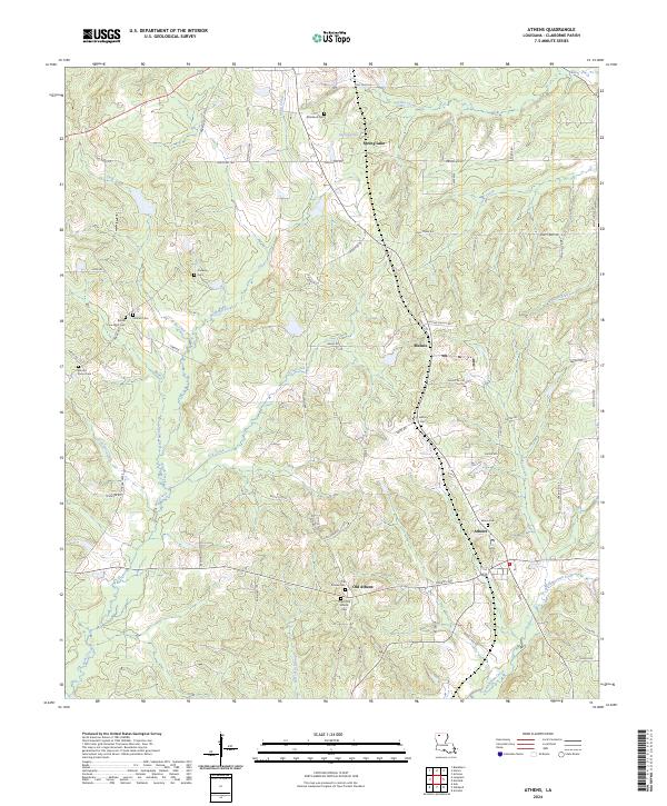 USGS Topographic Map – Athens