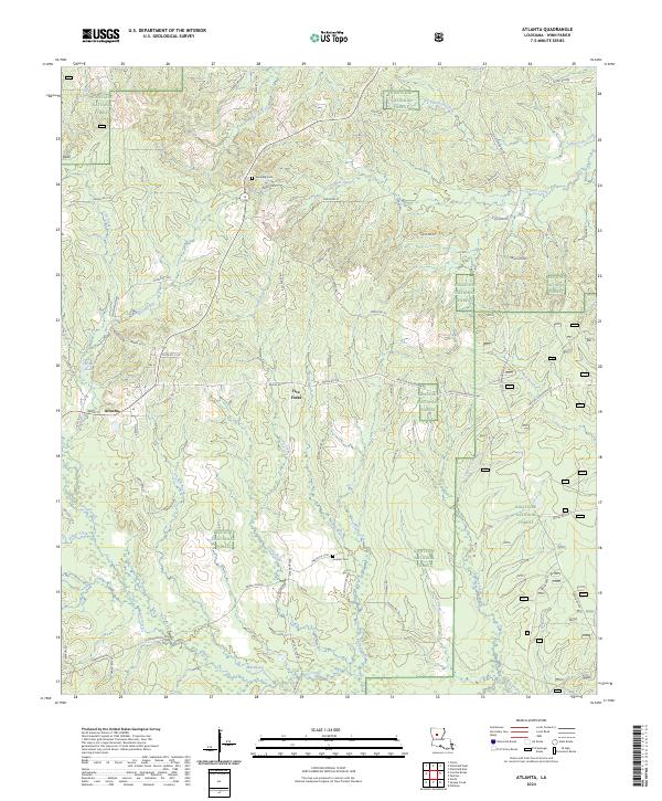 USGS Topographic Map – Atlanta