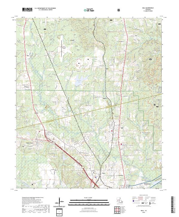 USGS Topographic Map – Ball
