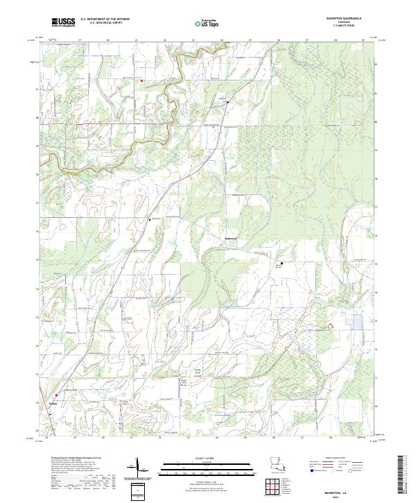 USGS Topographic Map – Baskinton
