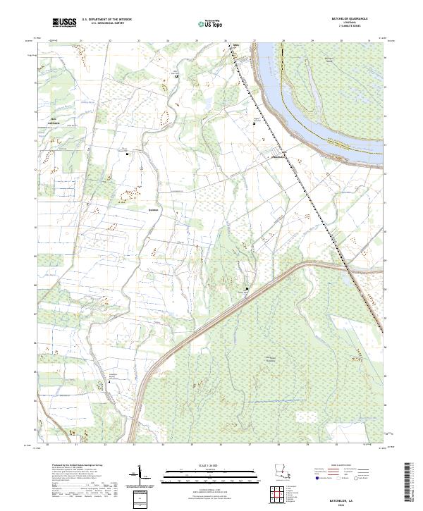 USGS Topographic Map – Batchelor