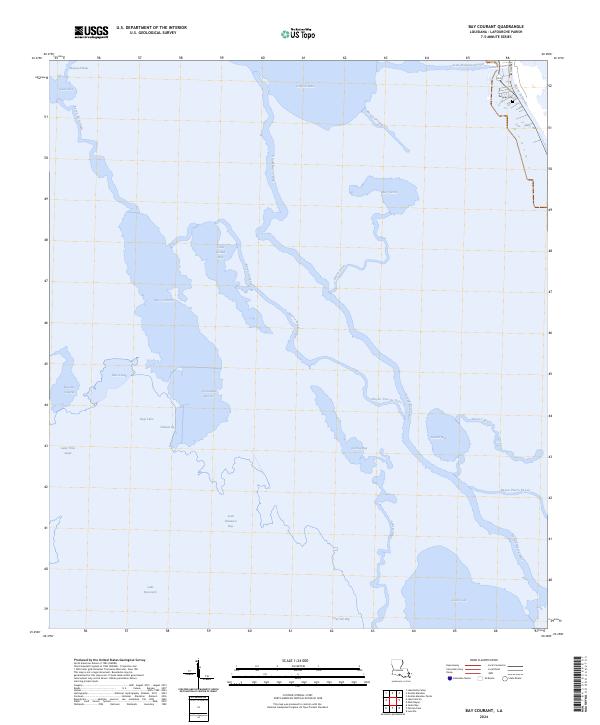 USGS Topographic Map – Bay Courant