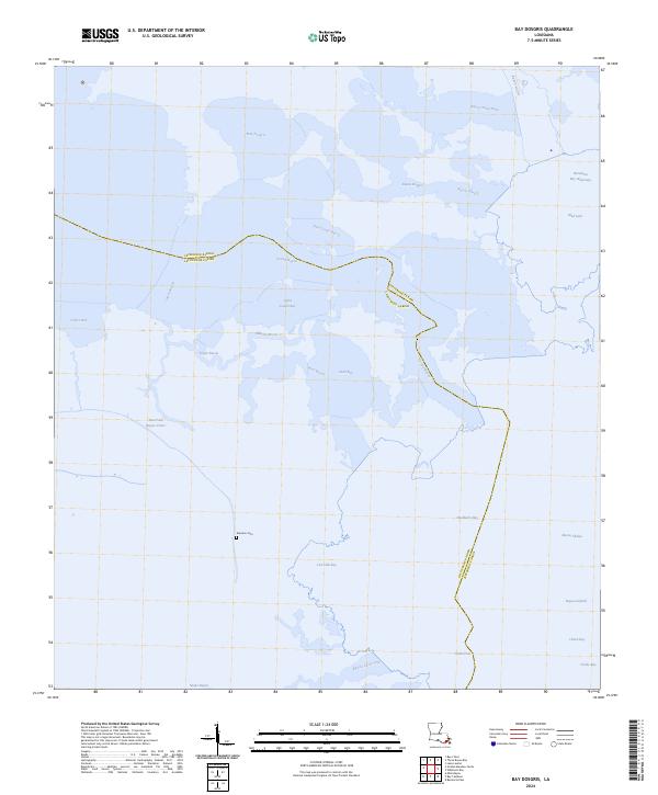 USGS Topographic Map – Bay Dosgris