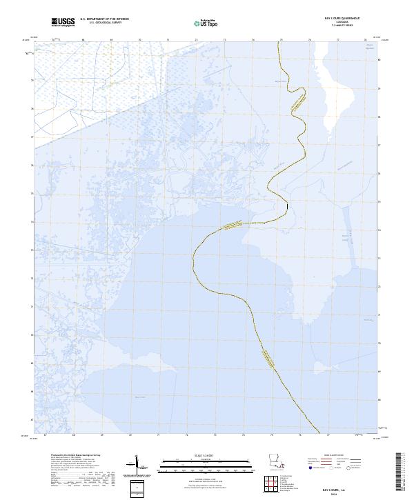 2024 Map of Bay L'Ours, 2024 Print