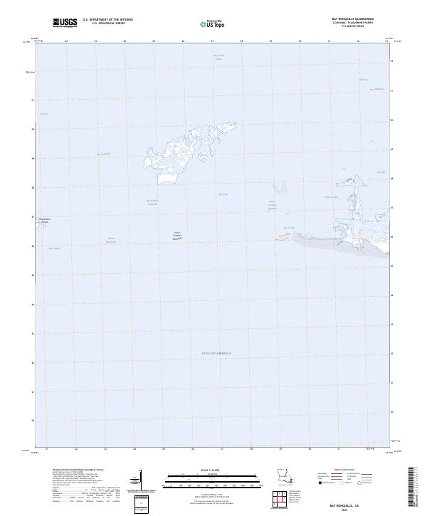 USGS Topographic Map – Bay Ronquille
