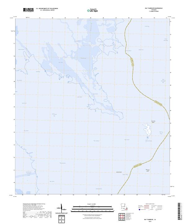 USGS Topographic Map – Bay Tambour