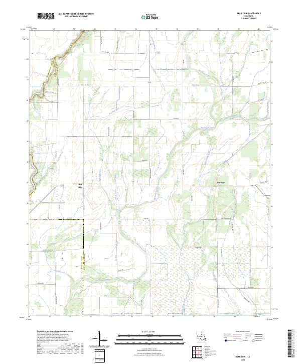 USGS Topographic Map – Bear Skin