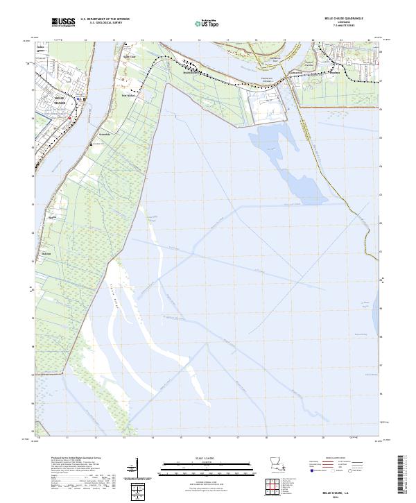 USGS Topographic Map – Belle Chasse