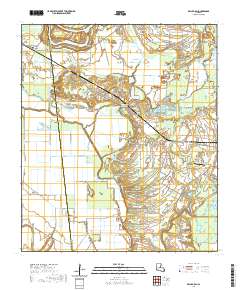 USGS Topographic Map – Belle d'Eau