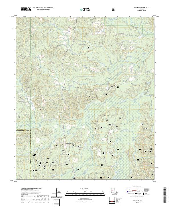 USGS Topographic Map – Bellwood