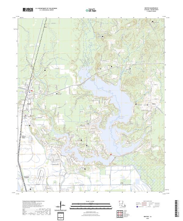 USGS Topographic Map – Benton