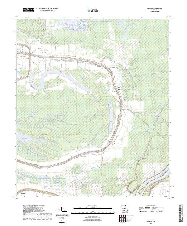 USGS Topographic Map – Big Bend