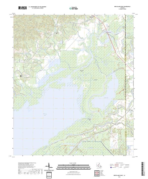 USGS Topographic Map – Bird Island Point
