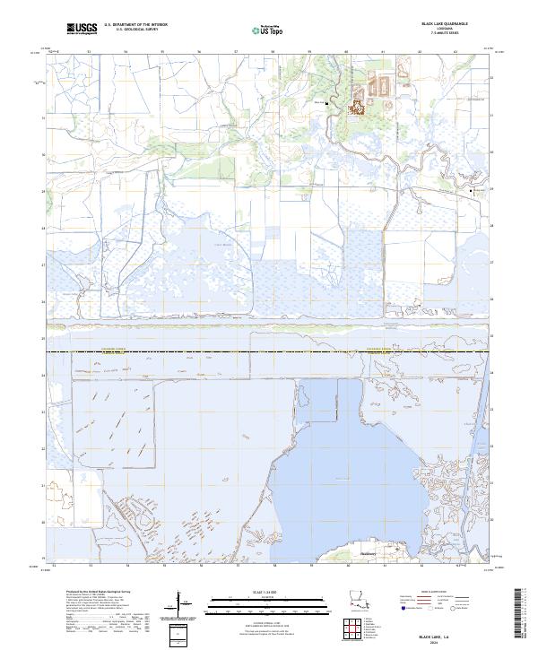 USGS Topographic Map – Black Lake